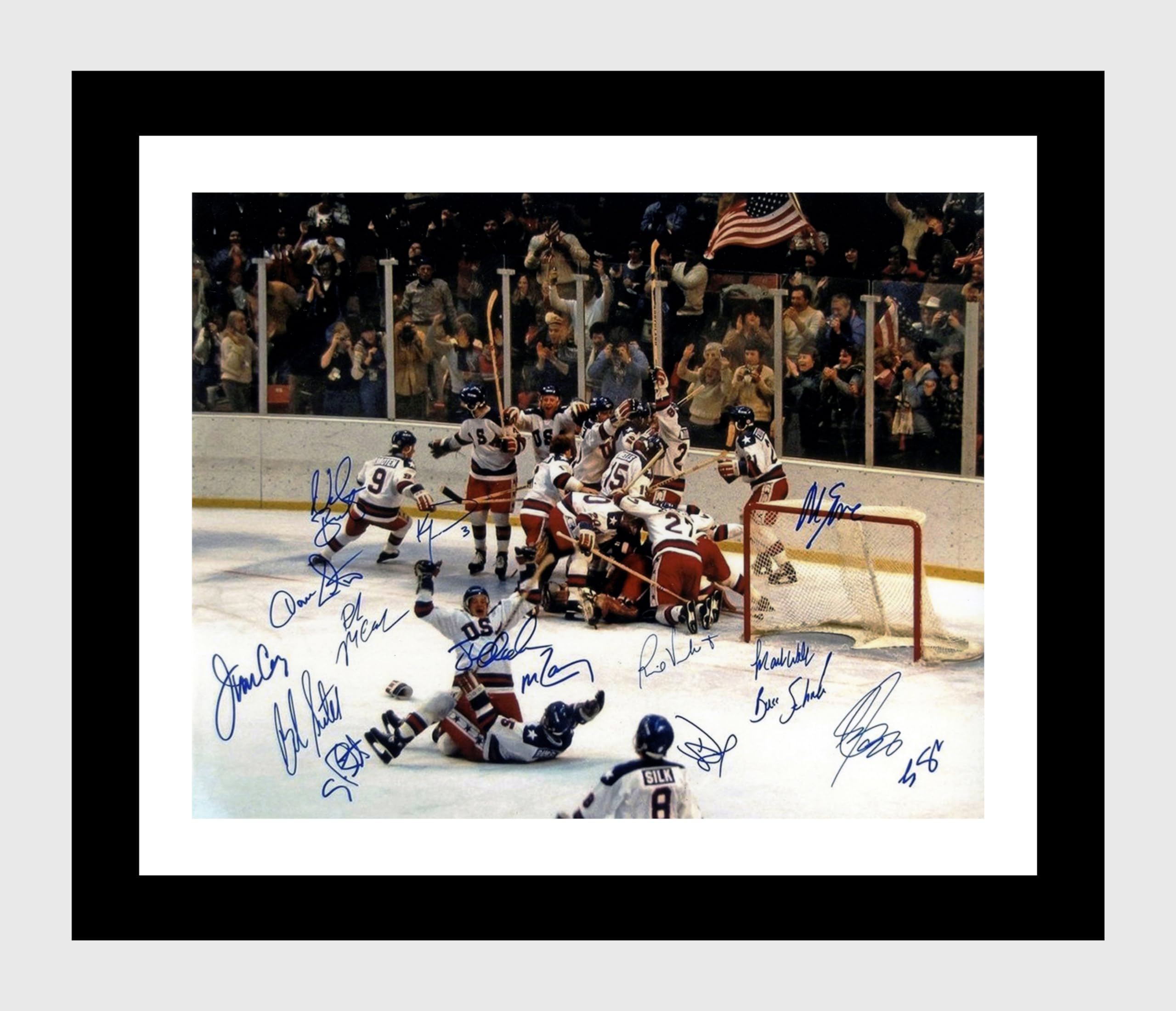 Amazon.com: Framed 1980 Olympic Hockey Miracle on Ice Autograph